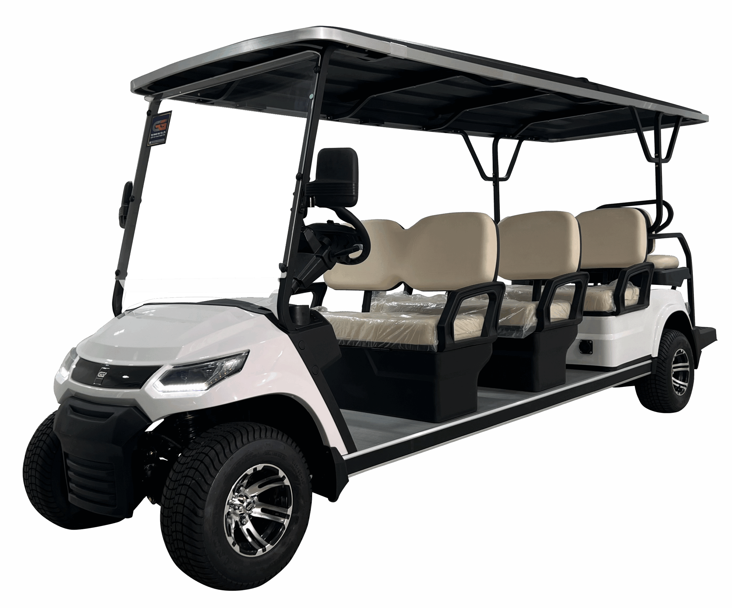 รถกอล์ฟไฟฟ้า 6 ที่นั่ง 2 ที่นั่ง