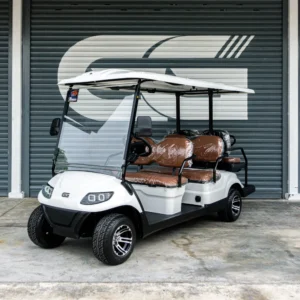 รถกอล์ฟไฟฟ้า LV <br>รุ่น Granada 4+2 ที่นั่ง White