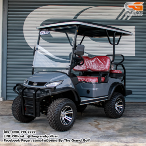 รถกอล์ฟไฟฟ้า LV<br>รุ่น GRANADA II 2+2 OFFROAD ที่นั่ง Grey